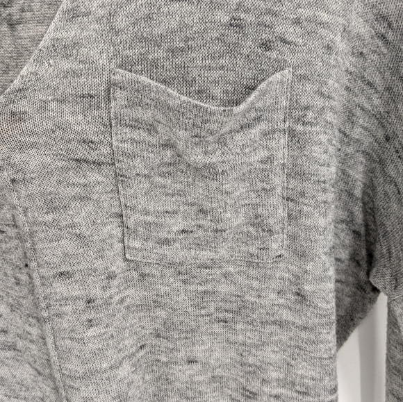 Urban Outfitters BDG Grey Blake Pullover VNeck Top - Picture 5 of 11